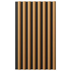 Acousticpro 1 In. X 1 Ft. X 8 Ft. Noise Cancelling Half round MDF Sound Absorbin