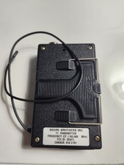 Vintage Shure T1 Transmitter Unit – CF Frequency (183.600 MHz) – UNTESTED *READ*