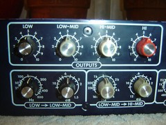 Ashly SC-80, 80s Blueface Version, 4 Way Electronic Crossover, Vintage Rack