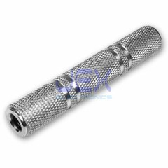 Female to Female 1/4″ 6.35mm Jack Connector Coupler Audio Adapter Mic/Headphone