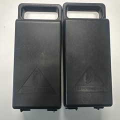 Behringer C-1 Studio Condenser Microphone Lot of 2 Cardioid XLR Silver w/Cases
