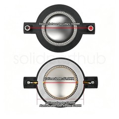 8X Replacement Diaphragm For DS18 PRO-D1 & PRO-DKH1 Horn Driver 8 Ohm 44.4mm US
