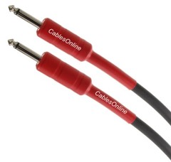 3ft 1/4″ Male/Male Pig-Hog 8mm/OD 14-AWG wire Speaker Cable, A6-SK403