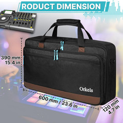 DJ Controller Bag Case, Portable DJ Travel Case, Fits Pioneer DDJ REV1 SR SR2 OM