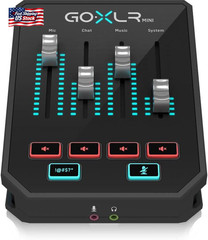 TC Helicon Goxlr MINI Online Broadcast Mixer with Usb/Audio Interface and Midas