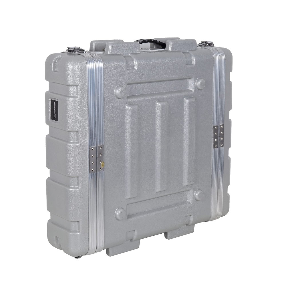 Crossrock Stackable Rack Case, Strong Molded with Heavy Duty Hardware, 19.25”…
