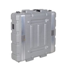 Crossrock Stackable Rack Case, Strong Molded with Heavy Duty Hardware, 19.25”…