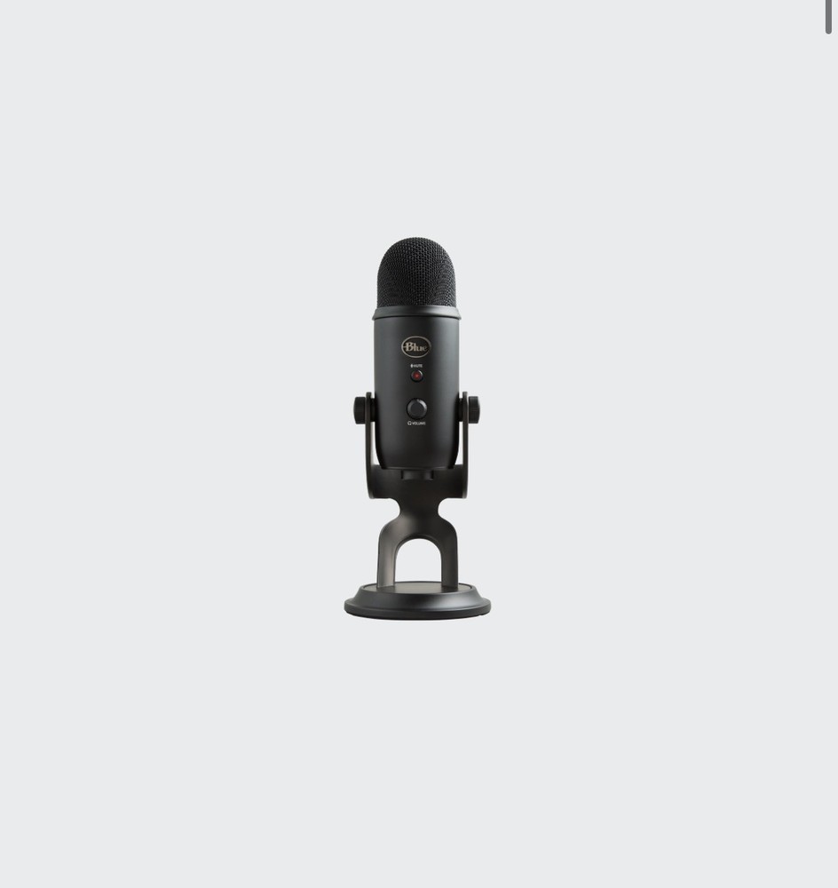 Blue Yeti Professional USB Condenser Microphone Multi-Pattern Blackout