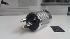 1Set HiFi Pure Copper AC NCF Platinum US Power Plug Connector IEC carbon