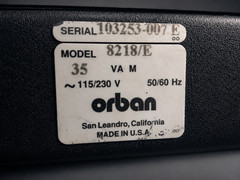 Orban 8218 Optimod-FM Digital Stereo Encoder | Broadcast Audio Processor
