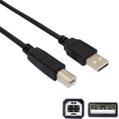 USB B MIDI Cable USB 2.0 Cord Compatible for Focusrite Scarlett Solo 2nd Gen,…