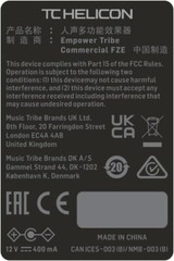 TC HELICON Intelligent Harmony VOICETONE H1 996012005 USB VOICETONEH1