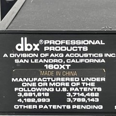 Junk DBX 160XT Sound Compressor Limiter Reverb Signal Processor