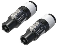 2 PCS Neutrik Professional NAC3FXXB-W-S PowerCon Power Out 20A AC Connector
