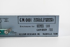 Allison Research CM001 Single Channel Console Mount For Kepex 500 Gain Brain 700