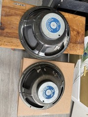 2 Fender CTS 8ohm Speakers 1980