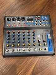 8-Ch. Bluetooth Studio Mixer – DJ Audio Mixing Console System (PMXU83BT)