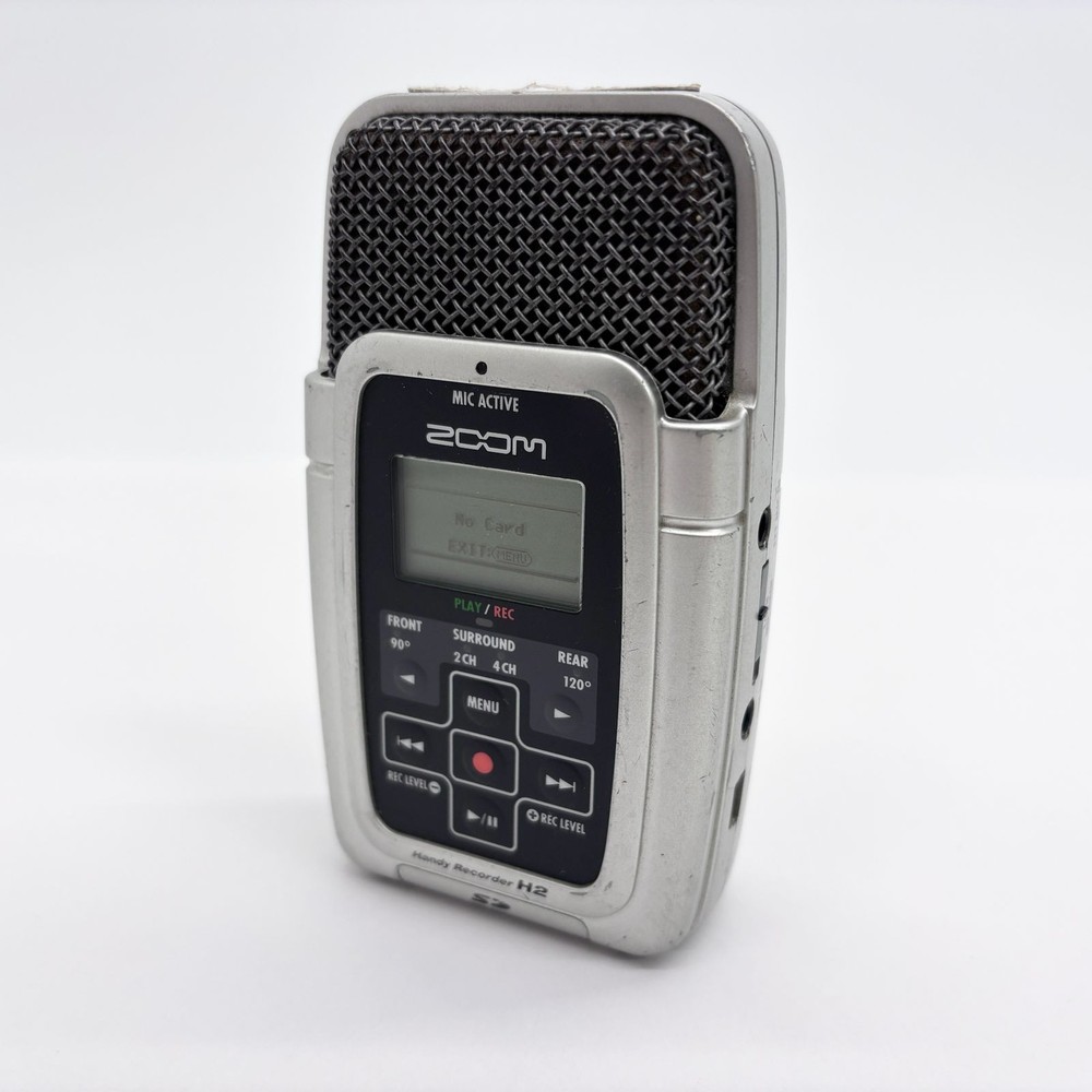ZOOM H2n Handy Recorder Condenser Microphone Silver Preowned from Japan