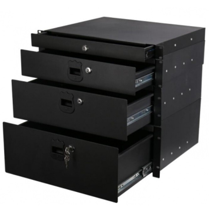 On-Stage RDL2000 2U Locking Rack Drawer (ONE 2RU Drawer ONLY)