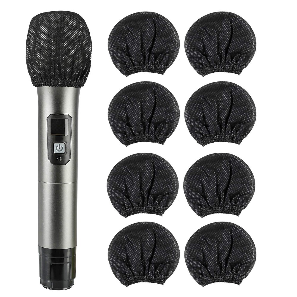 200 Pcs Disposable Microphone Cover Non-Woven Handheld Microphone Windscreen …