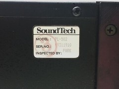 SOUNDTECH PL502 PL-502 2-CHANNEL PRO STEREO POWER AMPLIFIER AMP 250WPC 8-OHM