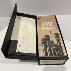 Vintage Fender M1 Cardioid Microphone With Box And Accessories, Works