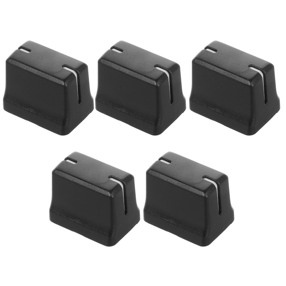5Pcs Practical Mixer Slider Fader Knobs Replacement Caps Durable Plastic