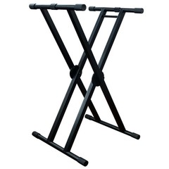 ProX X-KSD200 Double X-Style DJ Coffin Keyboard Stand with Ergo Easy Lock