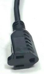 LASE 1.8″ FT AC Power Cable Y Splitter IEC320-C14 to IEC320-C13 & Nema NR5-15R