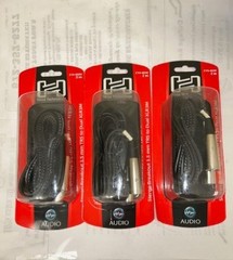 3 CYX-402M Hosa Stereo Breakout Cable, 3.5 mm TRS to Dual XLR3M – 2 m / 6.6 FT