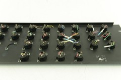 22 Channel XLR Input Mixer Mix Down Rack Face For Parts – Not Wired