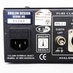 AVALON DESIGN U5 Pure Class A Instrument DI-Pre Amplifier Black Model Tested