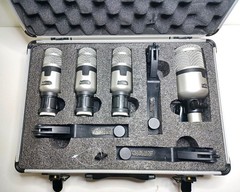 Miktek PMD4 4-Piece Drum Microphone Kit – For both Live and Studio – Never Used