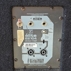 Lot Of 2 Yorkville Elite E2104 Passive PA Speaker Cabinet 1000W Program 4 Ohm
