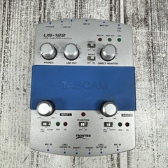 Tascam US-122 USB 2.0 Audio/MIDI Interface External Sound Card 4 Aux Mic Guitar