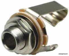 SWITCHCRAFT #L11 Long Bushing 1/4″ Mono 2 Conductor Panel Mount Jack