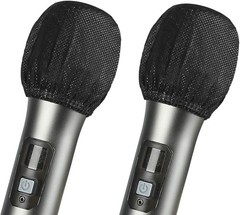 200 Pcs Disposable Microphone Covers – Non-Woven Windscreen for Performances