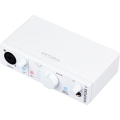 Arturia MiniFuse 1 Portable 1×2 USB Type-C Audio Interface | White