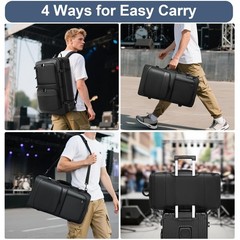 DJ Controller Case Compatible with DDJ 400 / DDJ-FLX4 / DDJ-REV1, DJ Carrying Ca