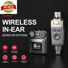 U4 Wireless In-Ear Monitor System Set with Transmitter and Receiver