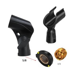 2 Pcs Universal Microphone Clip, Adjustable Mic Clip Holder for Mic Stand, Co…