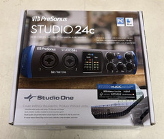 PreSonus Studio 24c USB-C 2×2 Audio Interface, 2 Mic In, 24-bit/192kHz