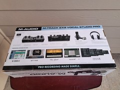M-Audio 192|4 2-In/2-Out 24/192 USB Audio Interface 2X2 Headphones & Microphone