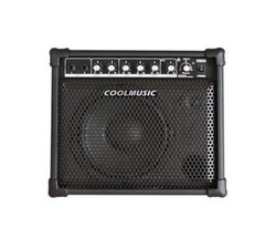 Coolmusic DM30 30W Drum Amplifier Keyboard Speaker Bluetooth 3-Band EQ DI Out
