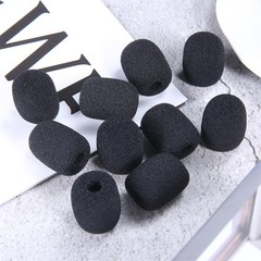 10pcs Black Small Foam Cover Sponge 5 Size Protect Mic Against Wind Interference