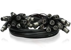 XLR Snake Cable Patch – 16-Channel 10ft Pro Audio Mic Cord Mixer Sound Stage PA