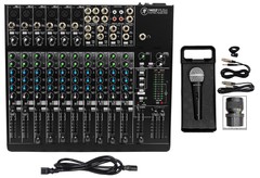 Mackie 1402VLZ4 14-channel Compact Analog Mixer w/ 6 ONYX Preamps+Microphone