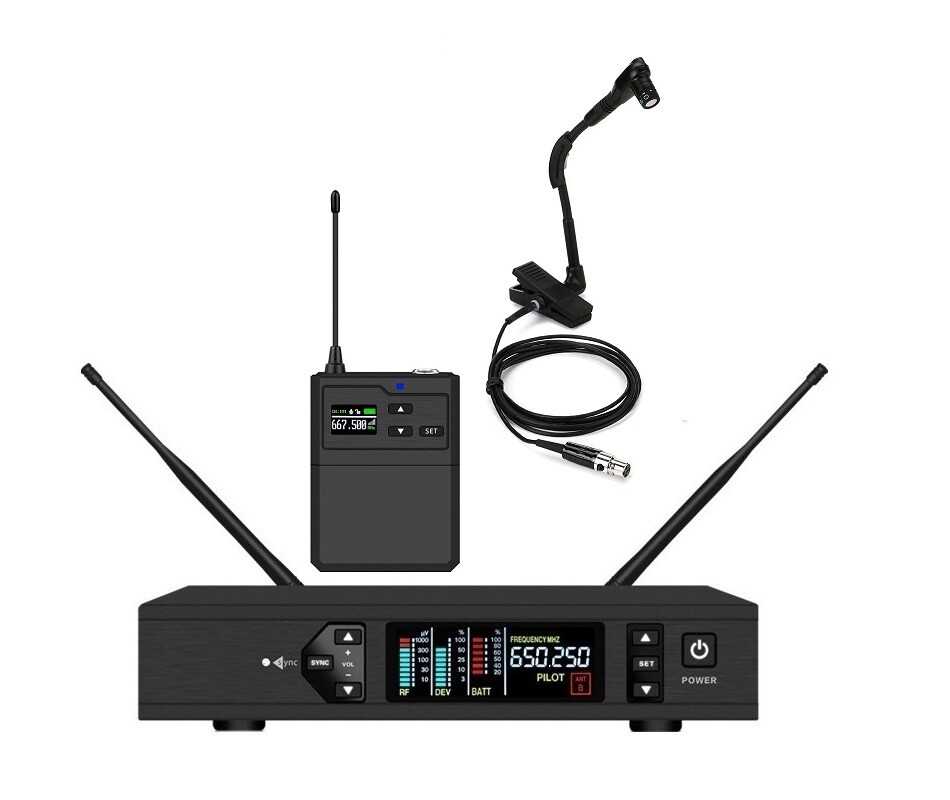 Wirelesss Instrument System WB98H/C Cardioid for Yanagisawa Sax Wind Instruments