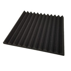 48 pks 12x12x1″ Wedge Acoustic Foam Soundproof Wall Record Studio Panel Tile Blk