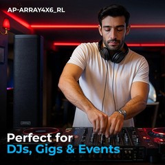 ANTAKIPRO AP-ARRAY4X6 RL Powered Column Array Speakers 1600W Active Wireless